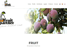 Tablet Screenshot of fruitpartner.nl